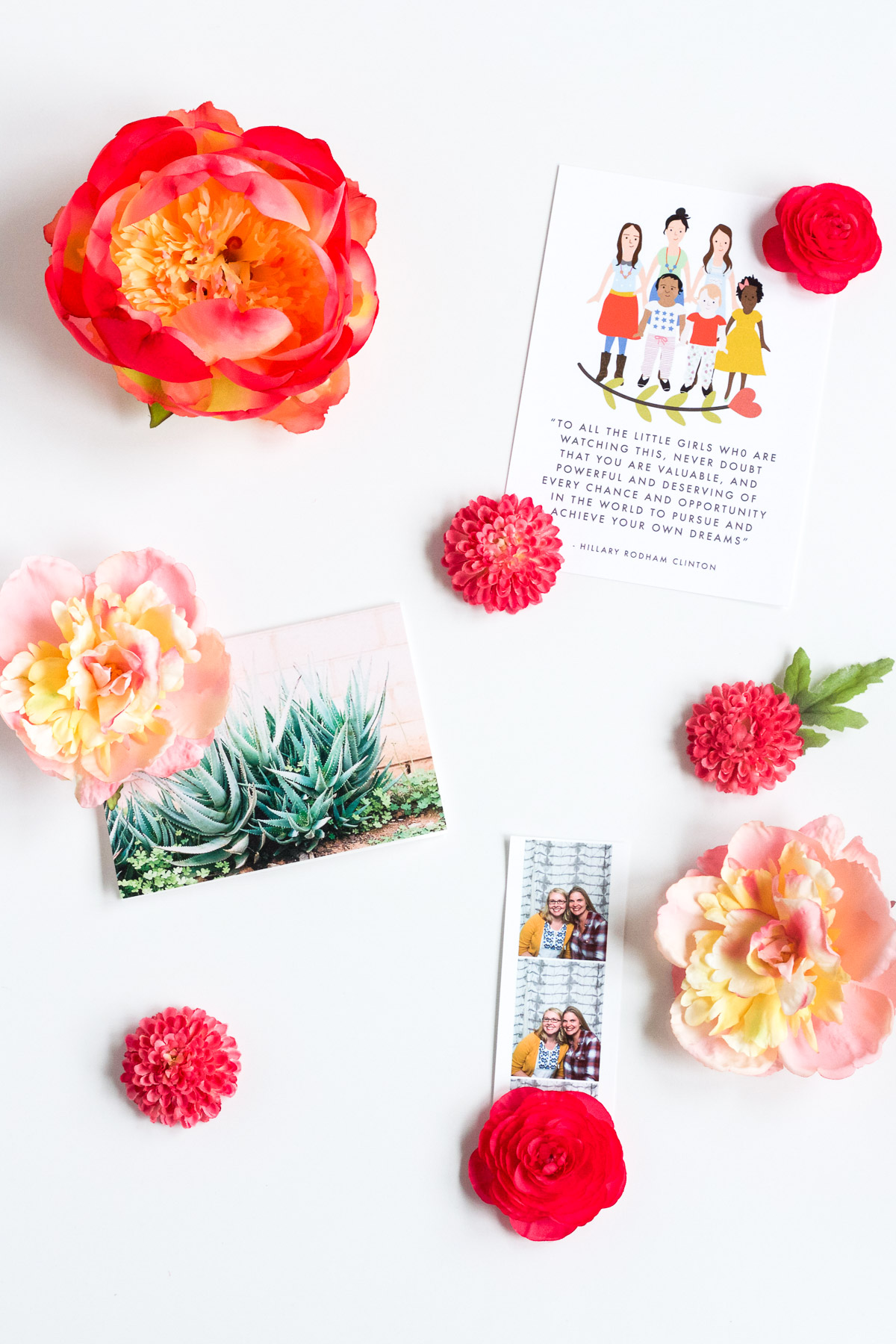 Make these easy Spring flower magnets 