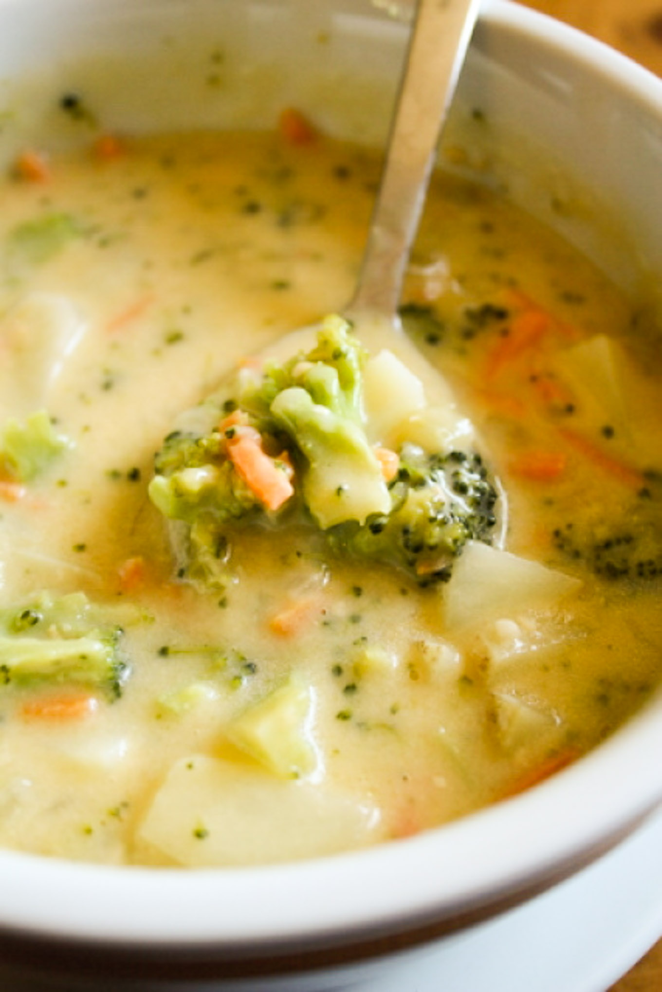 Cheesy Vegetable Chowder - Lulu the Baker