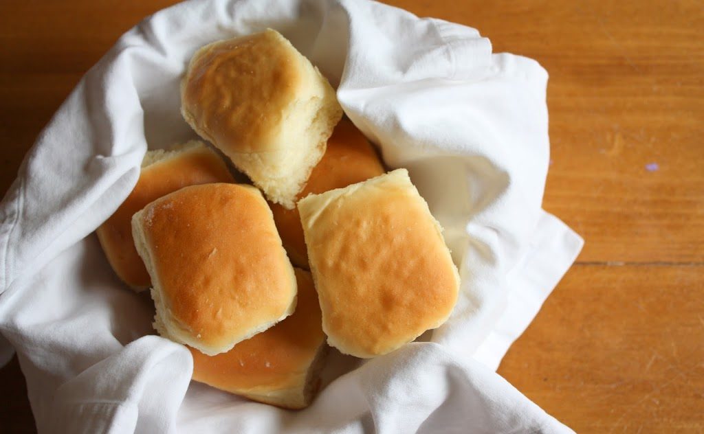 My mother-in-law's homemade rolls are our favorite!!