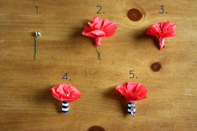 How to Make Tissue Paper Poppies - Say Yes