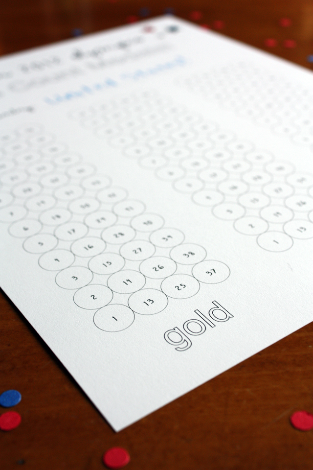 printable olympics medal count sheet