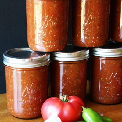 This is the perfect recipe for salsa for canning