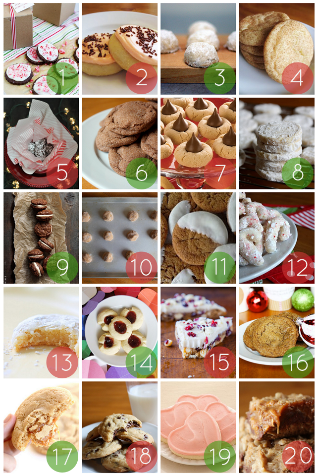 20 of the most delicious holiday cookies!
