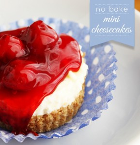 no-bake-mini-cheesecakes