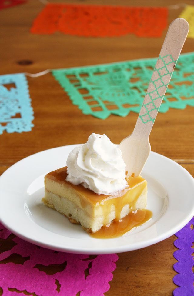 Flan Cake is easy and so delicious! A combination of cake, flan, and caramel sauce all in one pan!