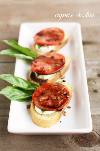 caprese-crostini