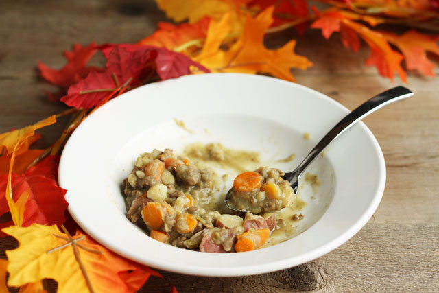 Make this hearty and delicious stew to keep your trick-or-treaters warm and cozy!