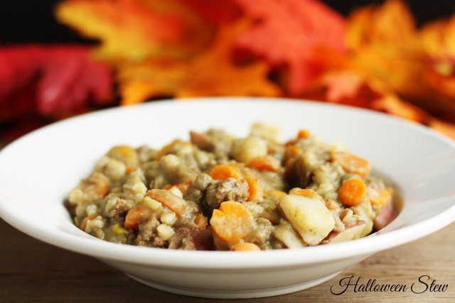 Make this hearty and delicious stew to keep your trick-or-treaters warm and cozy!