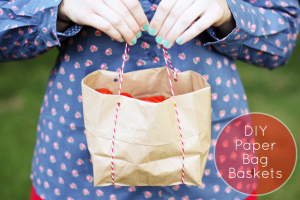 Maple & Brown Sugar Spiced Pecans + DIY Paper Bag Baskets ...