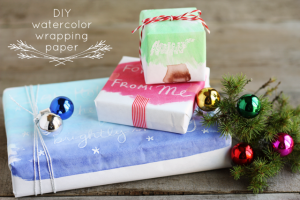 DIY-watercolor-wrapping-paper