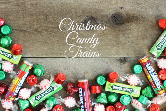 Make these DIY Christmas candy trains for teacher gifts, party favors, present toppers, or ornaments! A perfect holiday craft for kids.