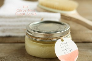 DIY-citrus-mint-sugar-scrub