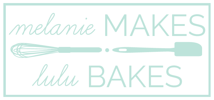 A fun collaboration between Melanie of Melanie Makes and Melissa of Lulu the Baker