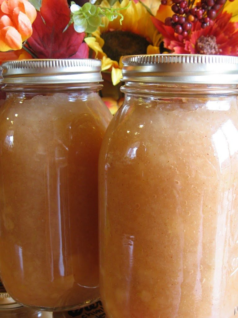 We love this chunky applesauce recipe. It's perfect for canning.