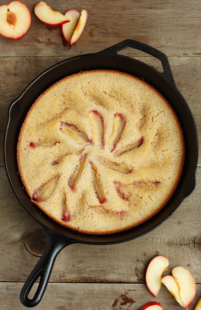 Plum Skillet Cake Recipe - She Wears Many Hats