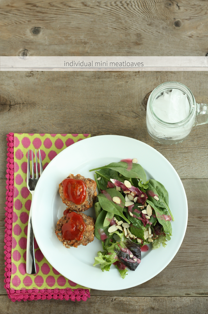 Individual Mini Meatloaves