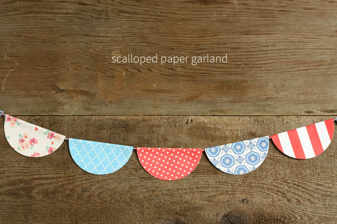 Paper garland clearance pattern