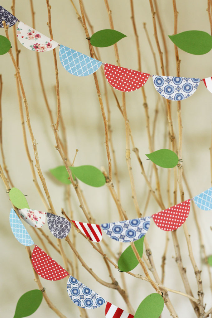 The Seasons Tree  Scalloped Paper Garland - Lulu the Baker