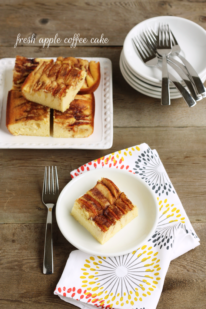 fresh apple coffee cake breakfast brunch