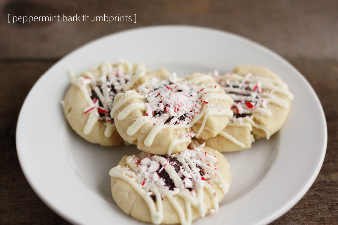 christmas cookies peppermint bark thumbprints shortbread chocolate