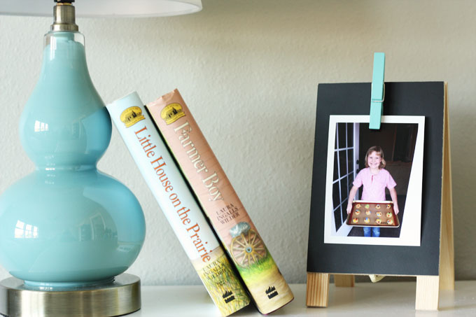 family photo clip board DIY timeshel