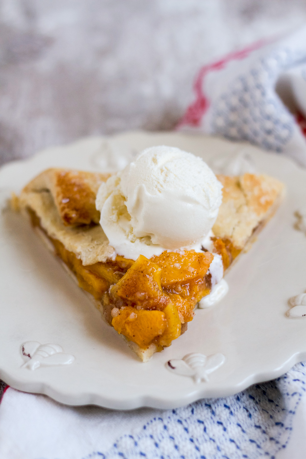 Make this sweetly spiced fresh peach galette, and enjoy one last bite of summer!