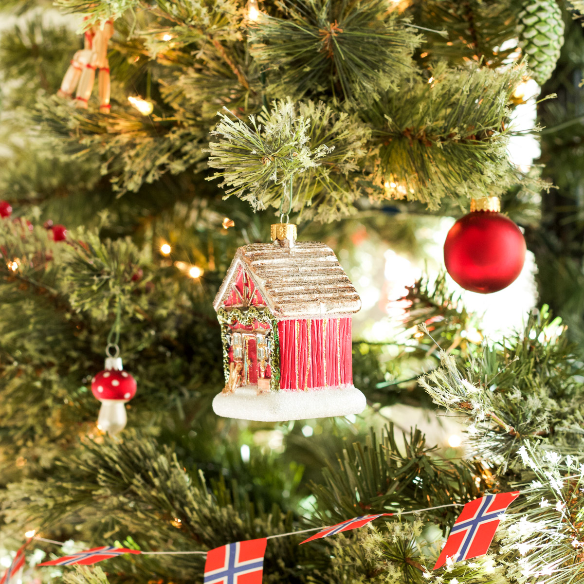 A Scandinavian Christmas tree