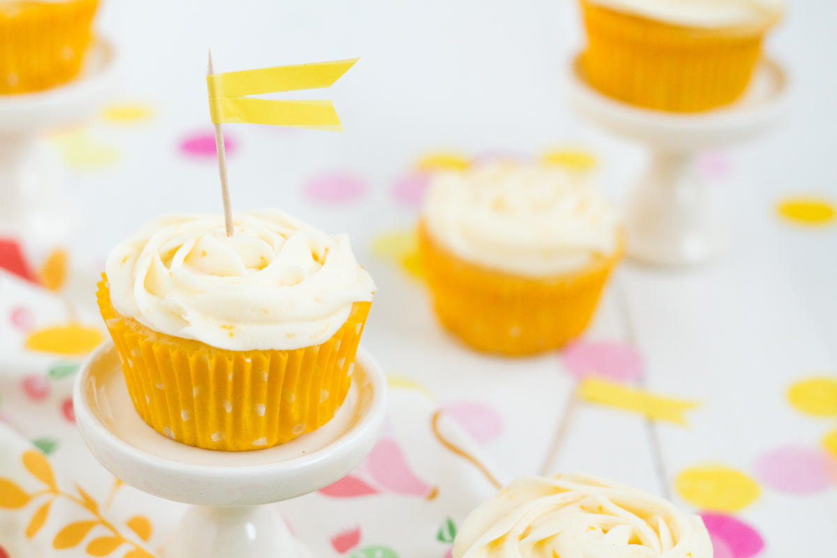 These meyer lemon cupcakes with meyer lemon buttercream and sweet, tart, and hard to resist!