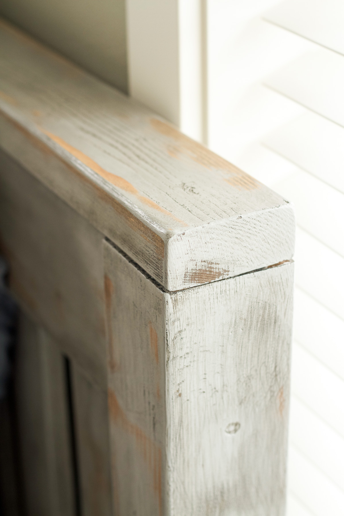 Find out how to use chalk paint and wax to get a rustic, weathered wood finish on new wood.