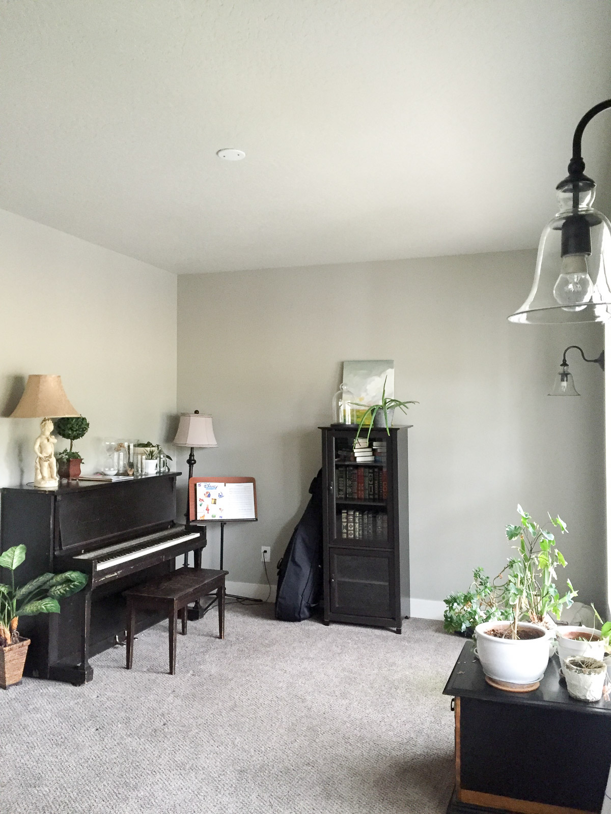 Thanks to the One Room Challenge, this disorganized living room will get a beautiful makeover! We're going for a lush, green, naturalist vibe.