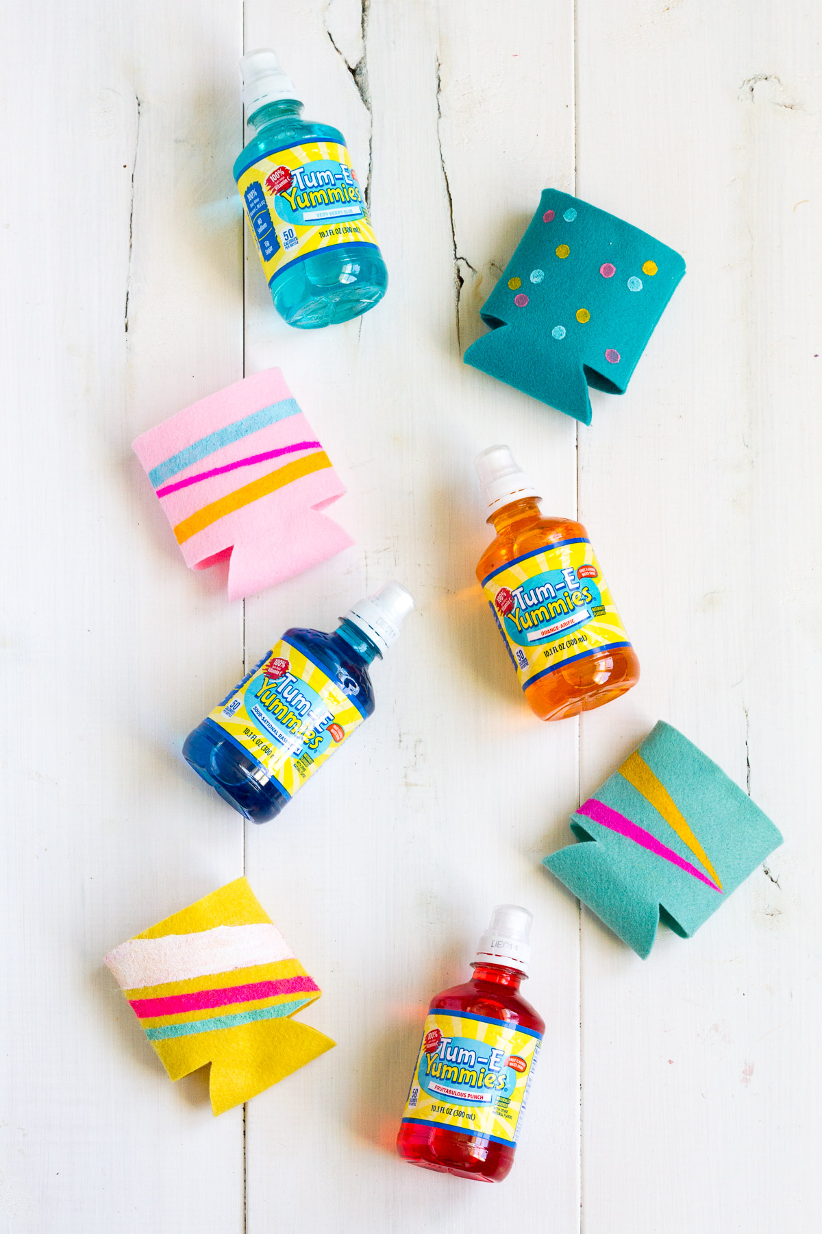 Make these cute and cozy DIY drink holders!