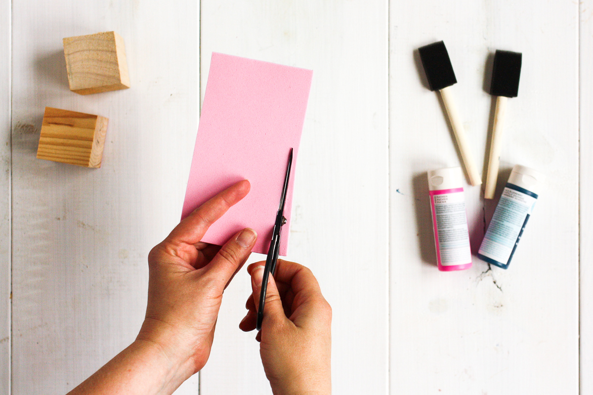 Make your own block-printed wrapping paper!