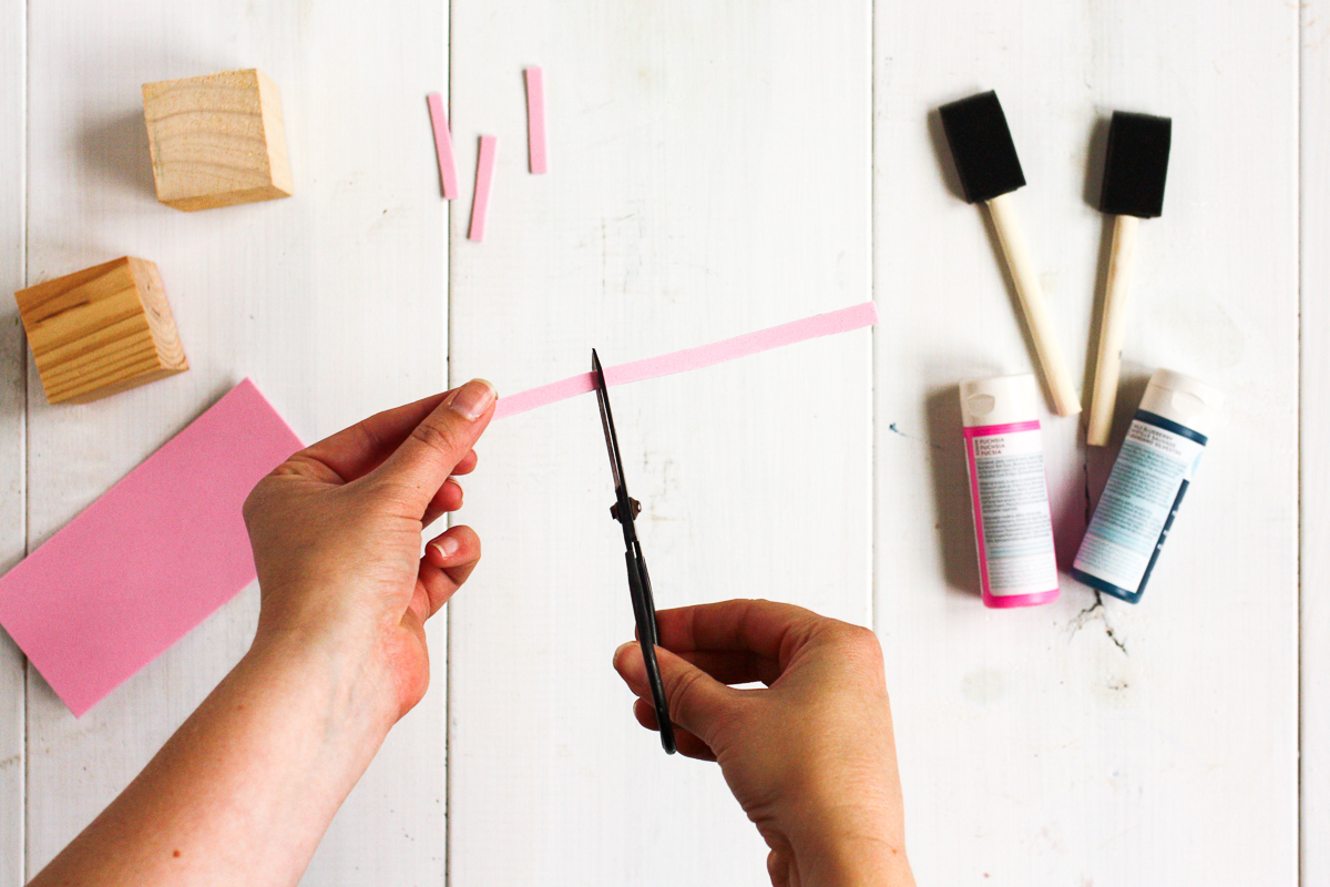 Make your own block-printed wrapping paper!