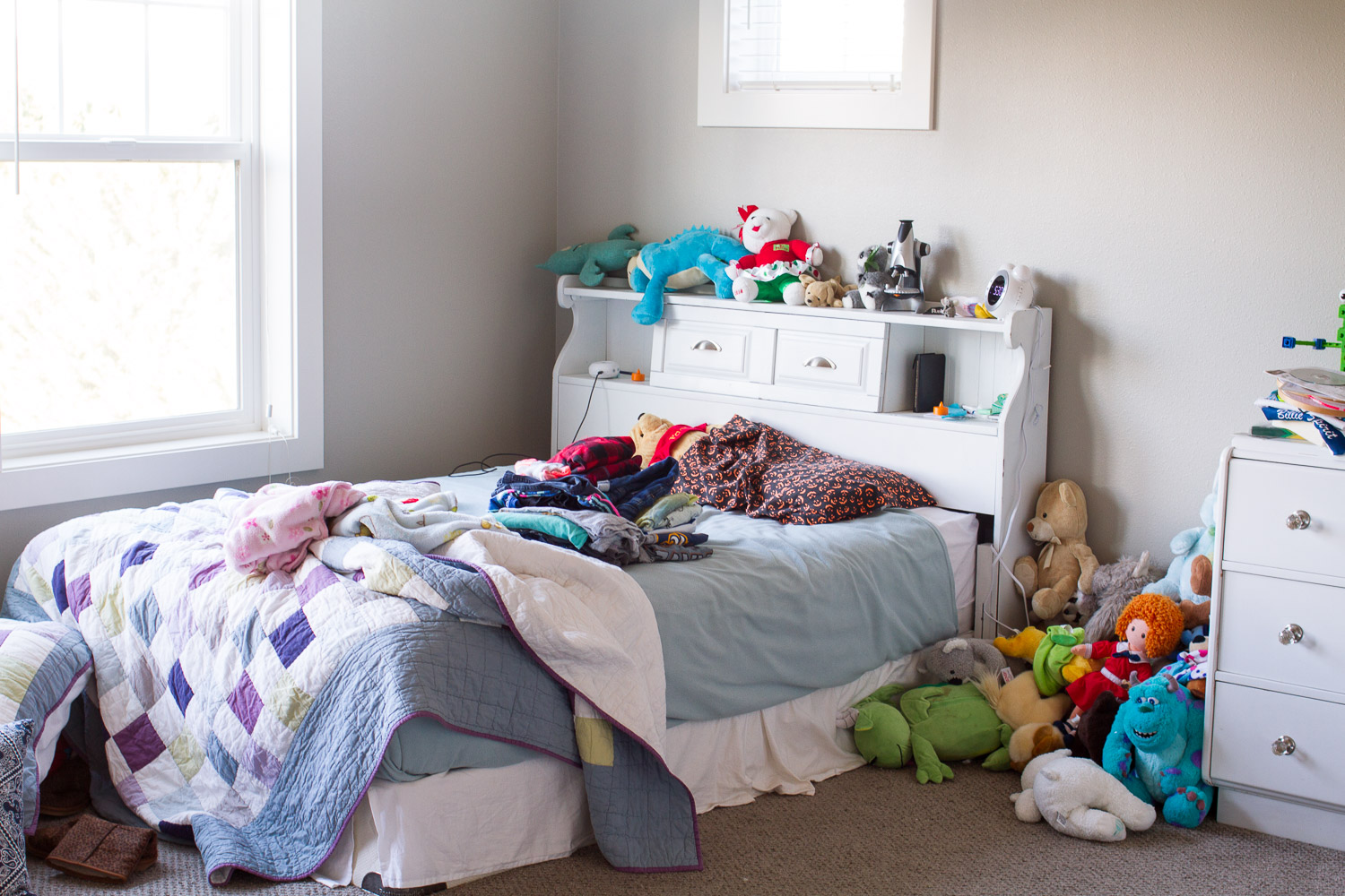 Our One Room Challenge project for Fall 2017 is our oldest daughter's bedroom. These before pictures show how desperately she needs a bedroom makeover!