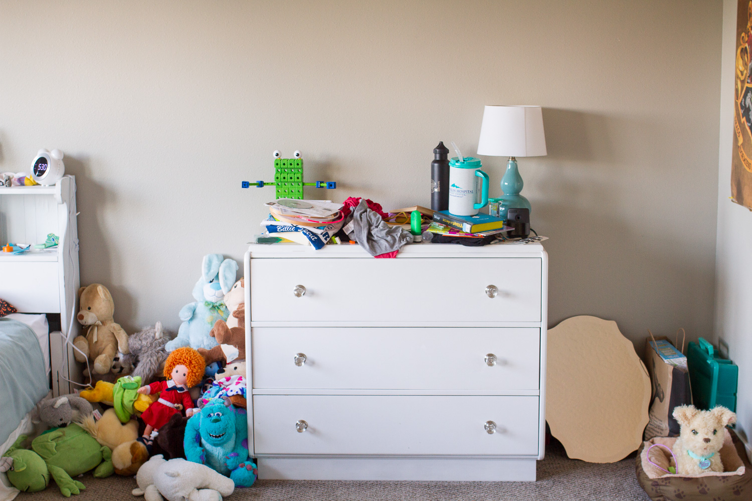 Our One Room Challenge project for Fall 2017 is our oldest daughter's bedroom. These before pictures show how desperately she needs a bedroom makeover!