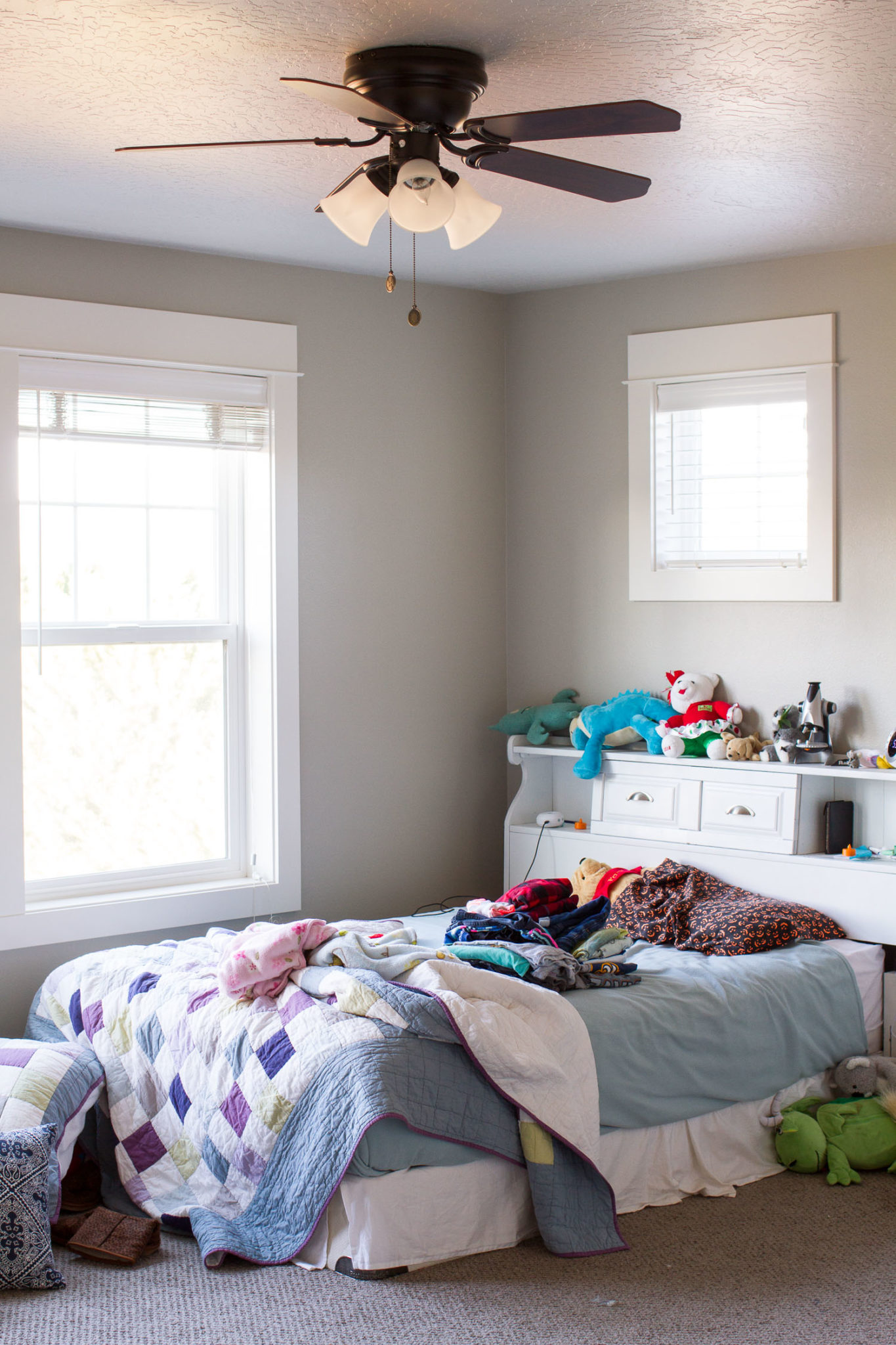 Our One Room Challenge project for Fall 2017 is our oldest daughter's bedroom. These before pictures show how desperately she needs a bedroom makeover!