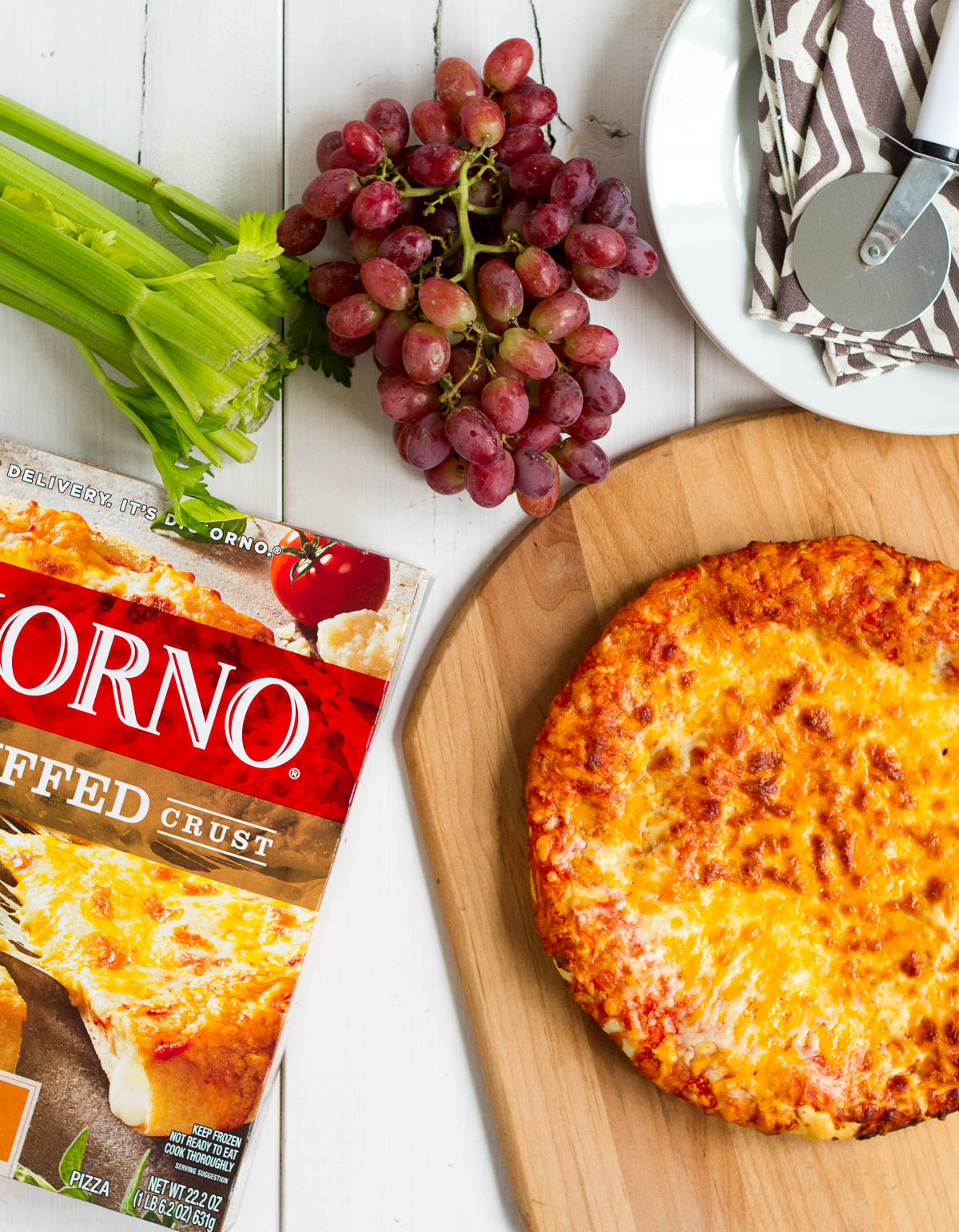 When we have a really busy weeknight come up, or we need a quick and easy dinner that the babysitter can fix for the kids, DiGiorno Cheese Stuffed Crust Five Cheese Pizza is our go-to! Everyone loves it, and the crust is preservative free. Paired with a side salad or cut up fruits and veggies, it makes a wholesome and deliciously easy dinner.