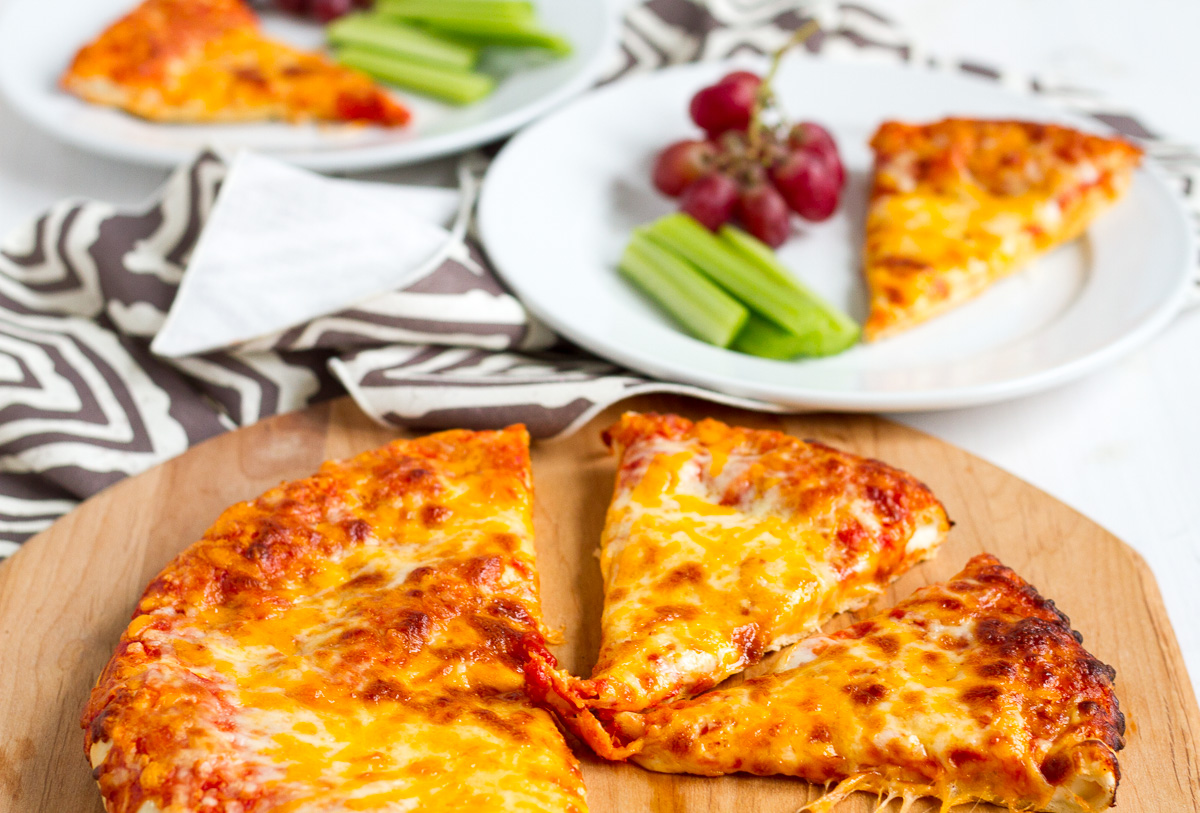 When we have a really busy weeknight come up, or we need a quick and easy dinner that the babysitter can fix for the kids, DiGiorno Cheese Stuffed Crust Five Cheese Pizza is our go-to! Everyone loves it, and the crust is preservative free. Paired with a side salad or cut up fruits and veggies, it makes a wholesome and deliciously easy dinner.