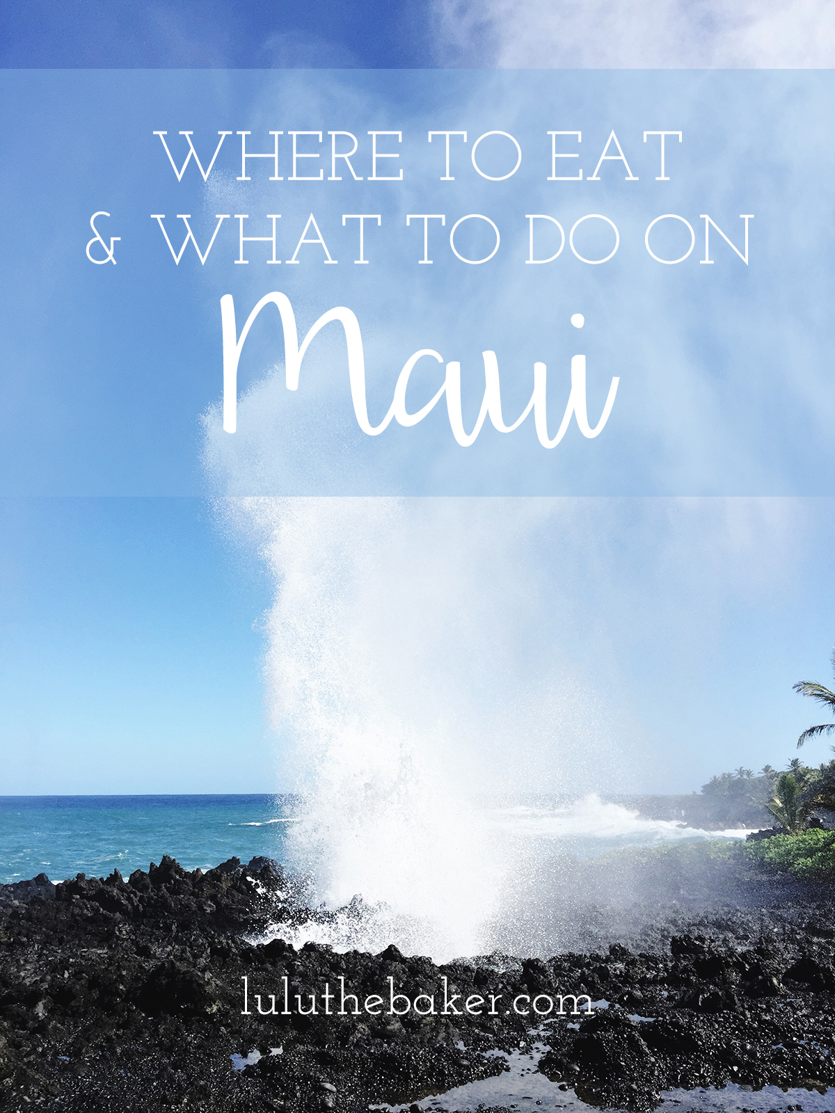 Need to know where to eat and what to do on Maui? Read my recommendations on the blog!