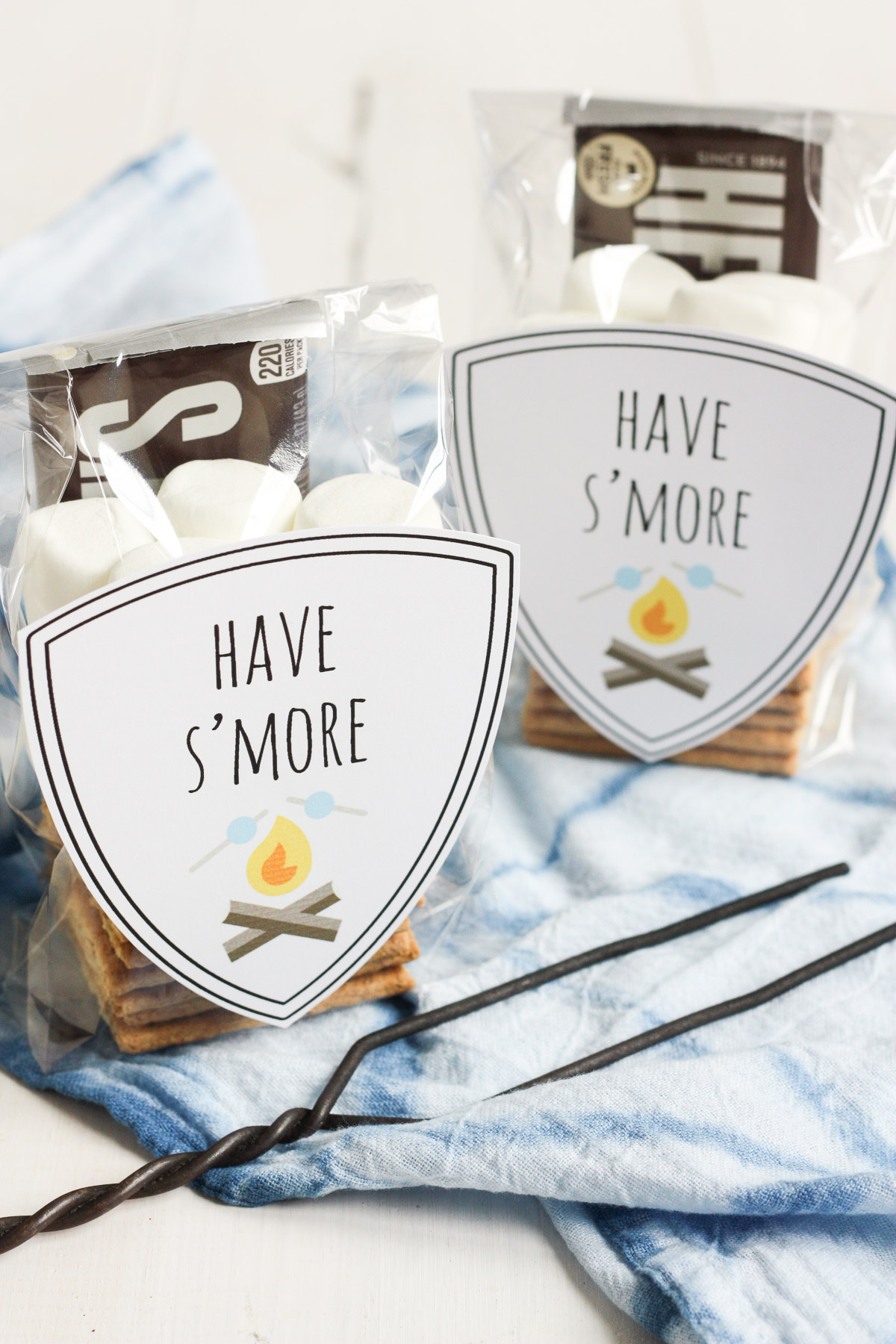 spread s'more love this summer by making these cute DIY s'mores kits for friends, family, and neighbors!