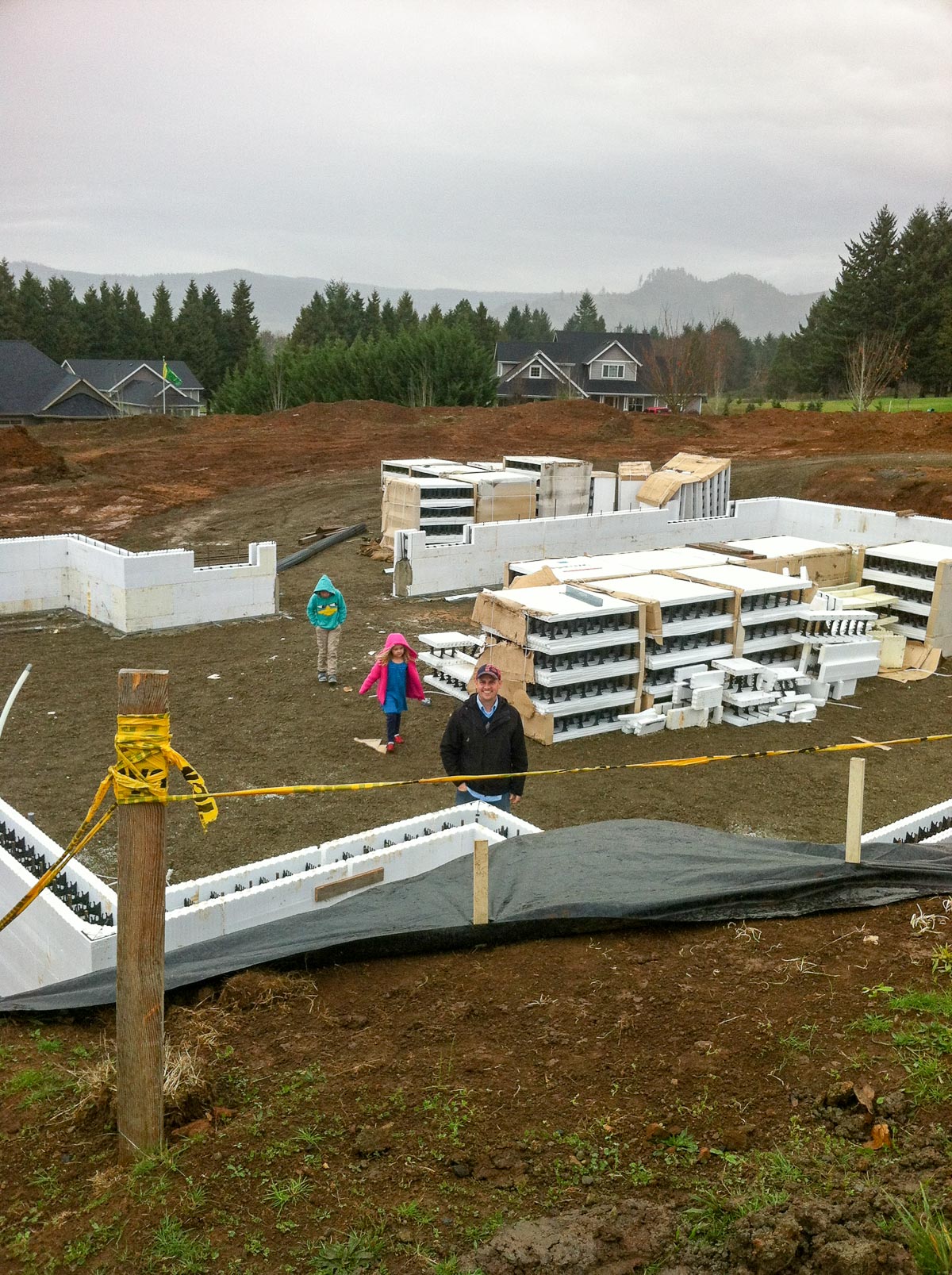 We went with ICF construction for the basement and main floor of our house. Read the full blog post to find out more about ICF.