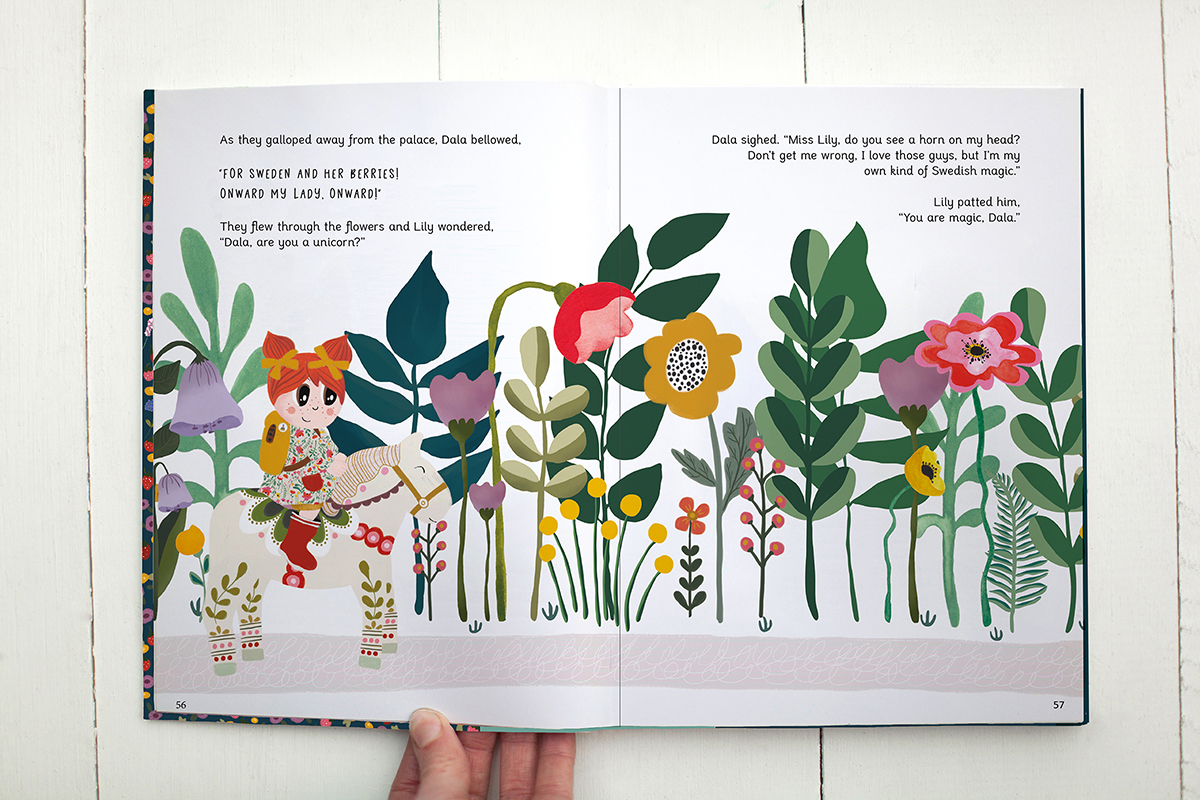 The Adventures of Lily Huckleberry in Scandinavia is a darling picture book for children.