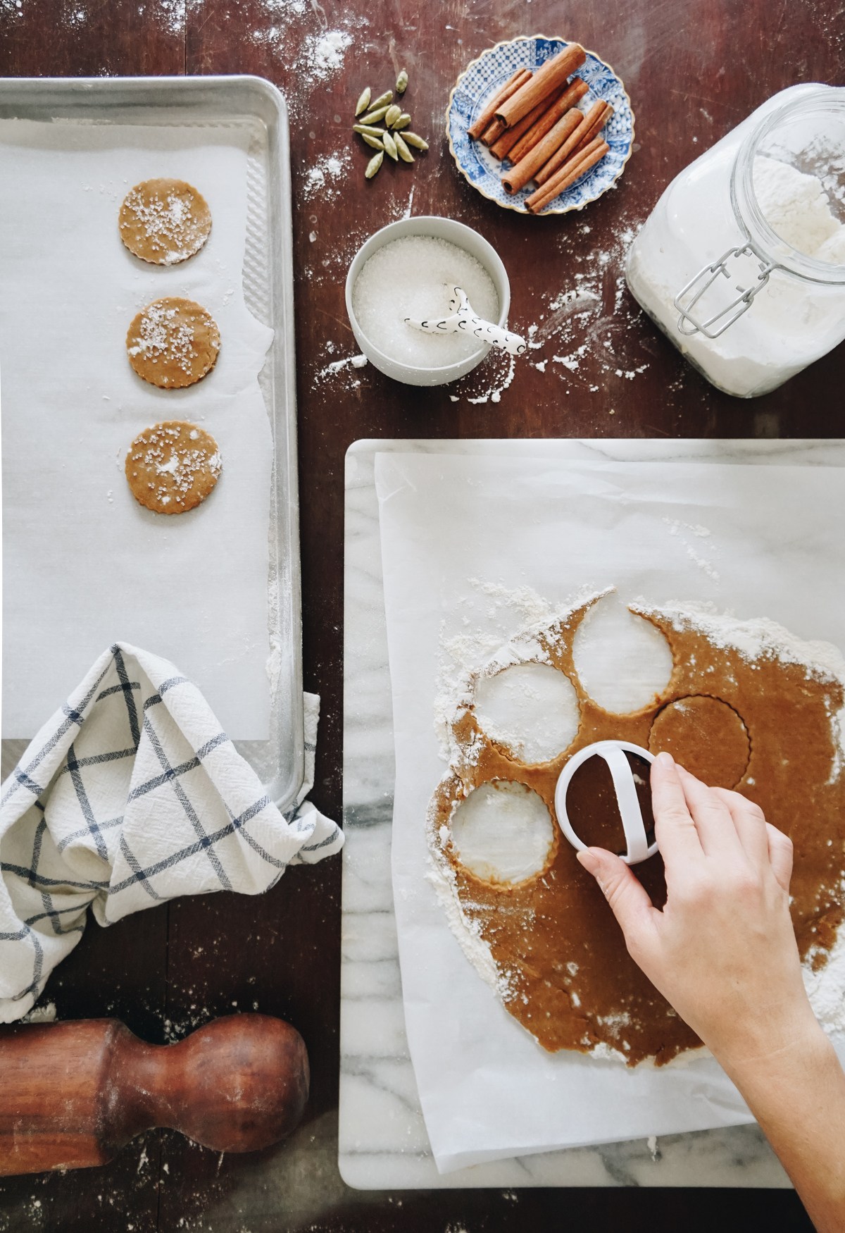 Get the recipe for these Sugared Gingersnaps from Scandinavian Gatherings!