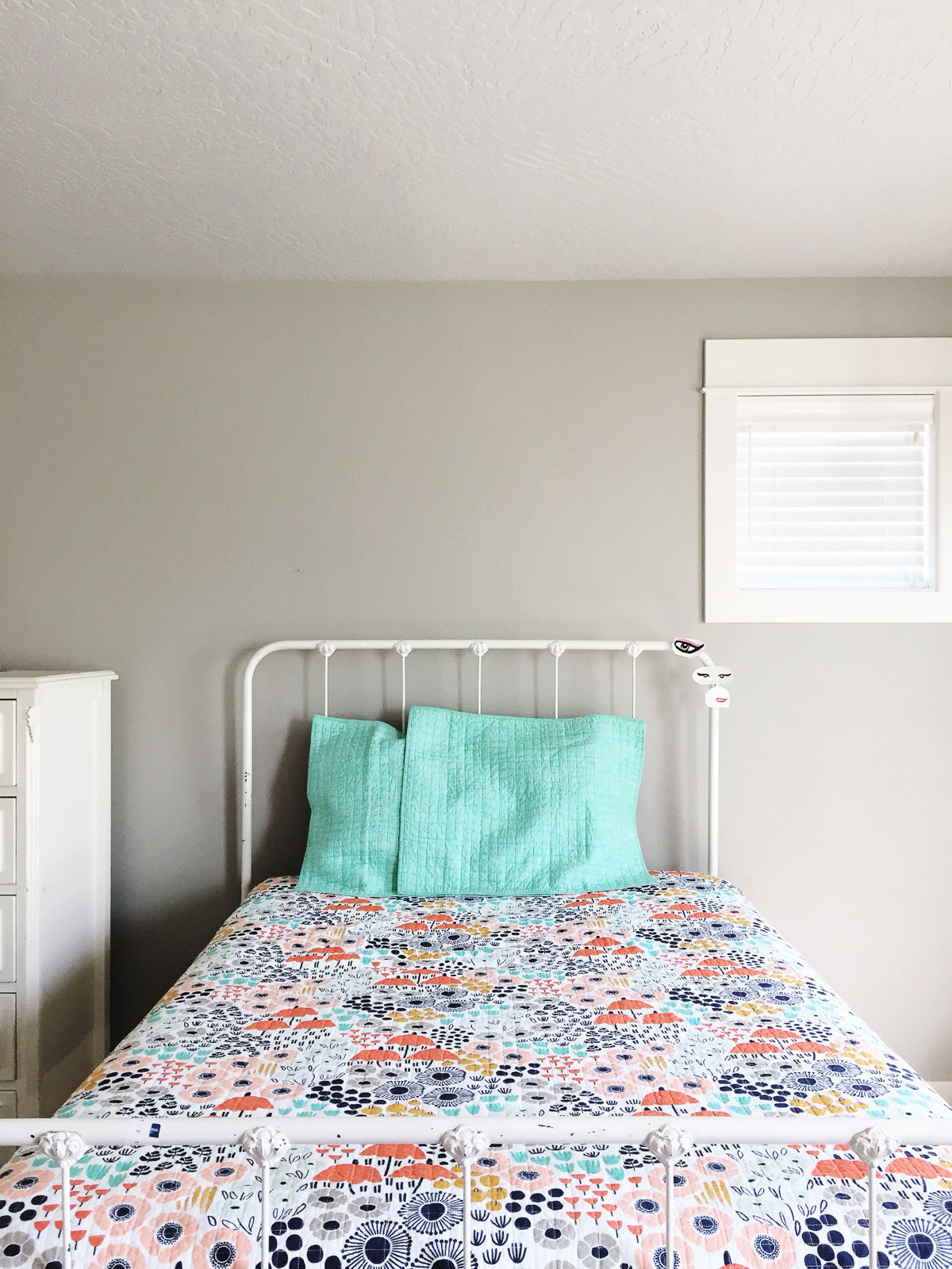 We are almost at the end of the Spring 2019 One Room Challenge, and have just one week left to put all the finishing touches on our daughter's bedroom makeover!