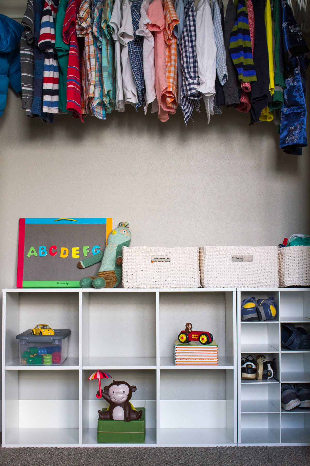 Creating an Organized Kids Closet - Little Cottage on the Coast