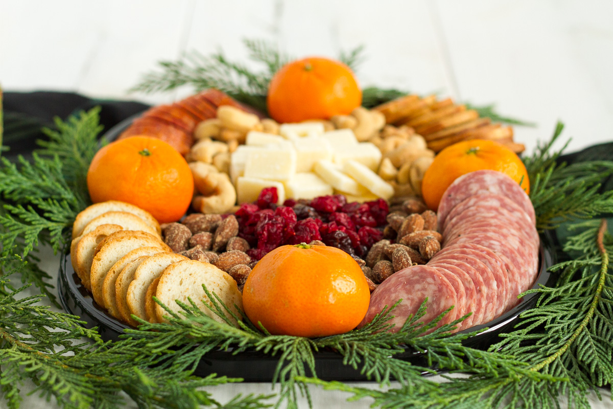hillshire snacking social platters make holiday party prep a breeze!