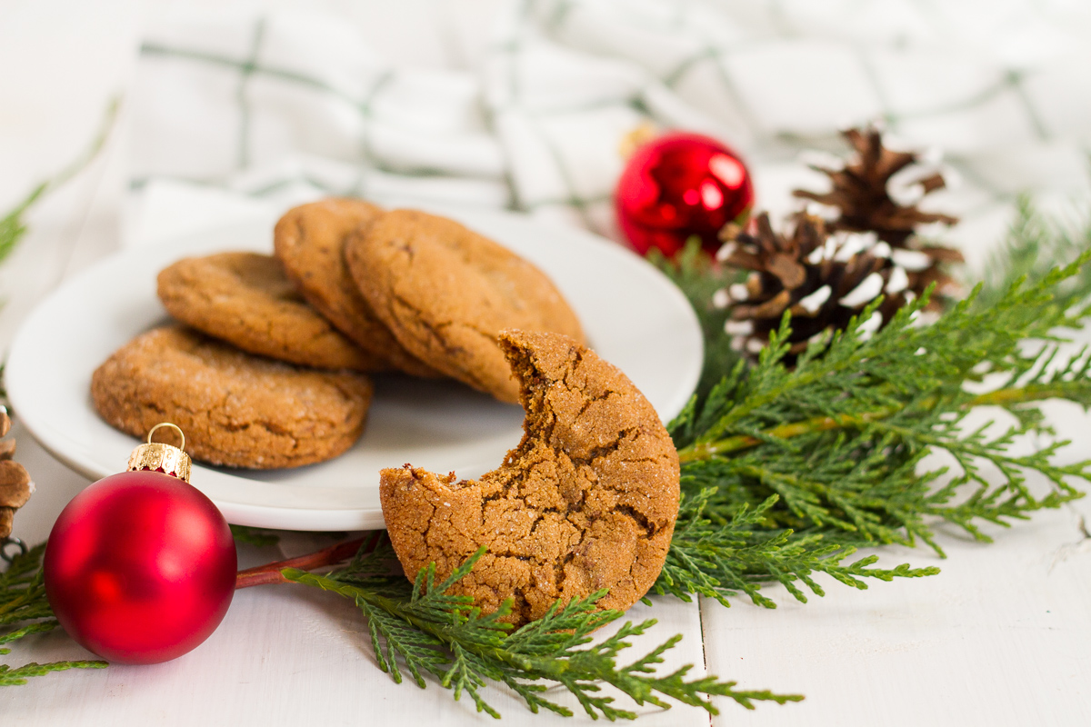 These chocolate chunk ginger cookies are perfect for the holidays!