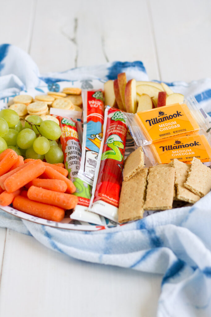 Summer lunches are easy and fun when you make a snack tray with all your favorite snacks!